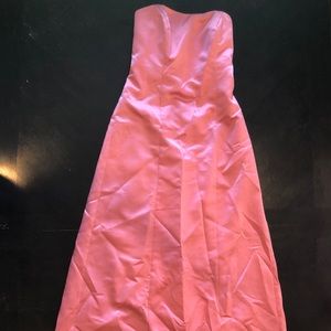 Gorgeous mauve pink bridesmaid dress.